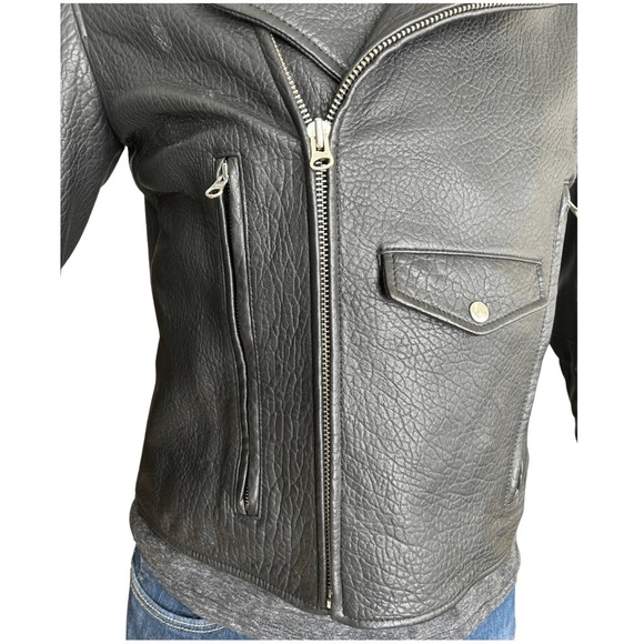 Mc Q by Alexander McQueen Leather Moto Jacket - Picture 2 of 11